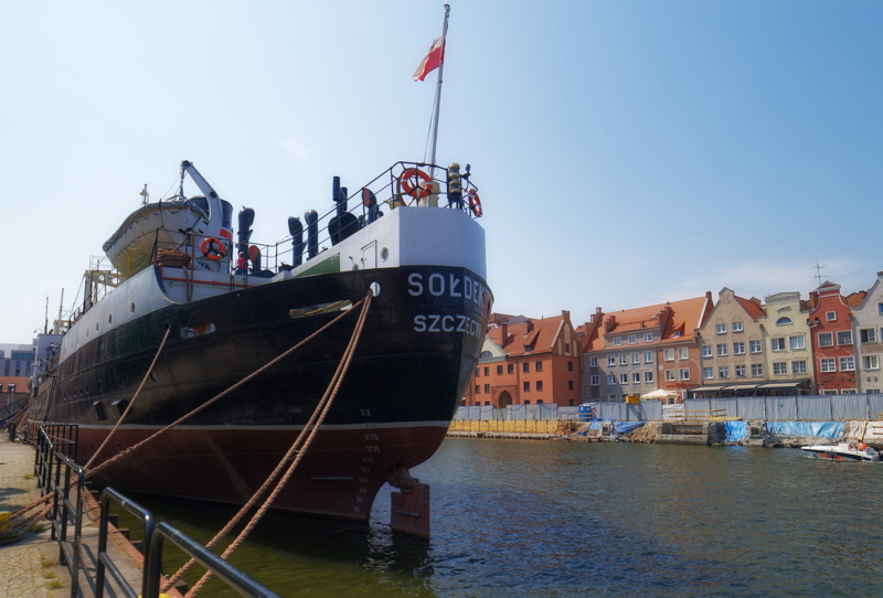 11 The SS Sołdek, a historic ship that now serves as a floating museum in Gdańsk, Poland
